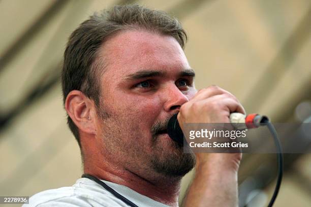 Avail performs during the Warped Tour at Randalls Island on July 16, 1999. Photo: Scott Gries/Getty Images