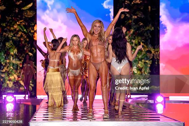 Ali Truwit walks during the Sports Illustrated Swimsuit Runway Show at W South Beach on May 30, 2026 in Miami Beach, Florida.