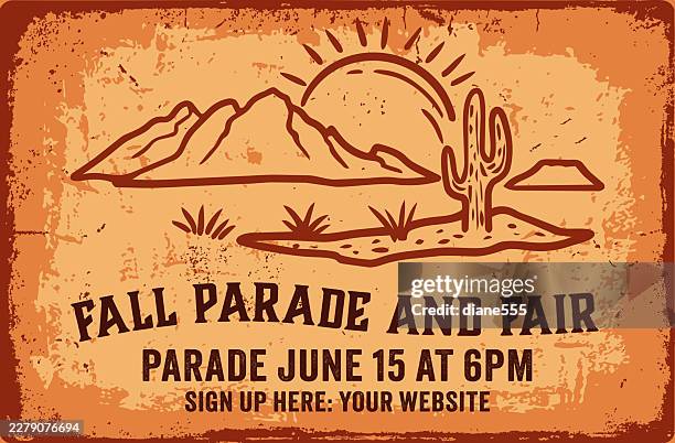 western style event background template - desert background stock illustrations