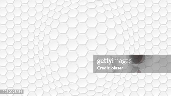 White hexagonal tiles form a repeating honeycomb pattern with subtle shadows and depth across a clean, bright surface. White hexagonal tiles form a repeating honeycomb pattern with subtle shadows and depth across a clean, bright surface.