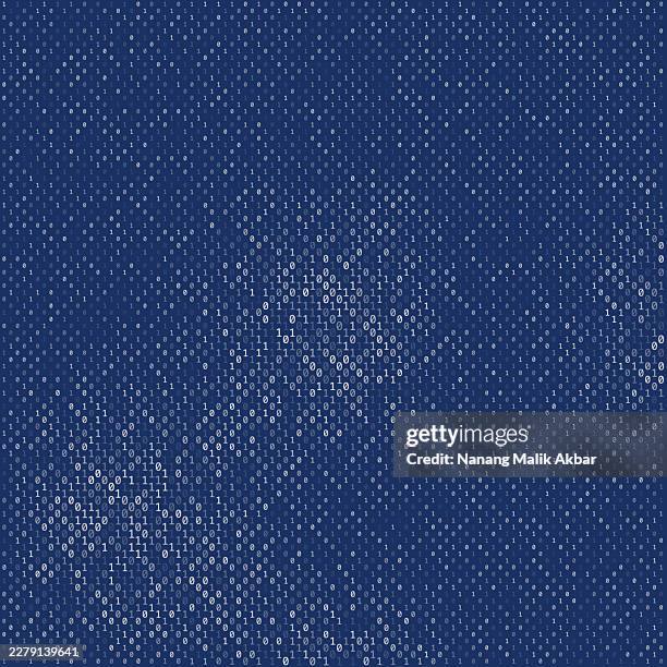 binary code pattern background - computer screen texture stock illustrations