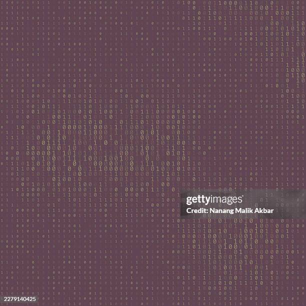 binary code pattern background - low code software stock illustrations