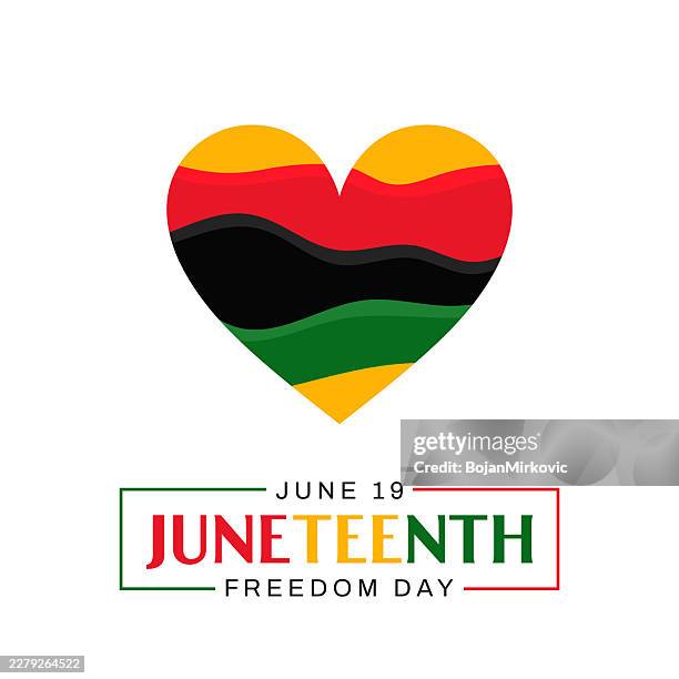 juneteenth poster, freedom day, june 19. vector - juneteenth stock illustrations