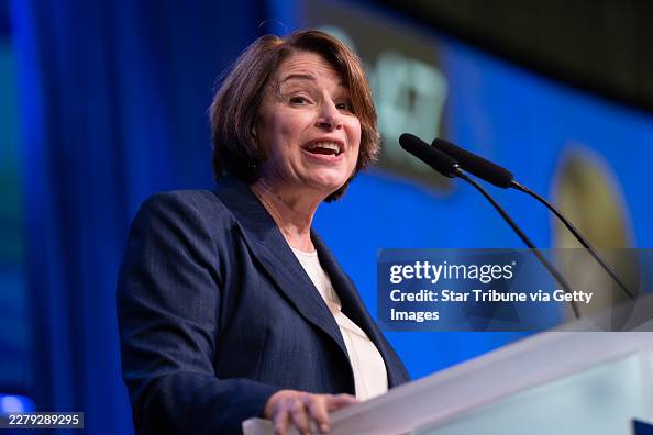 Amy Klobuchar, Minnesota Democratic-Farmer-Labor (DFL) state convention, Rochester, Minn., May 29, 2026 Amy Klobuchar, Minnesota Democratic-Farmer-Labor (DFL) state convention, Rochester, Minn., May 29, 2026