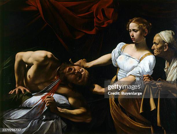 Judith beheading Holofernes . Caravaggio .
