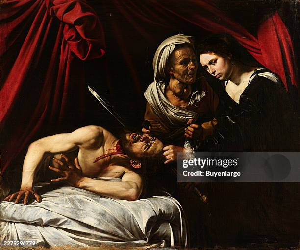 Judith Beheading Holofernes . Caravaggio .