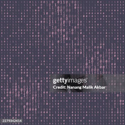 Binary Code Pattern Background Binary Code Pattern Background