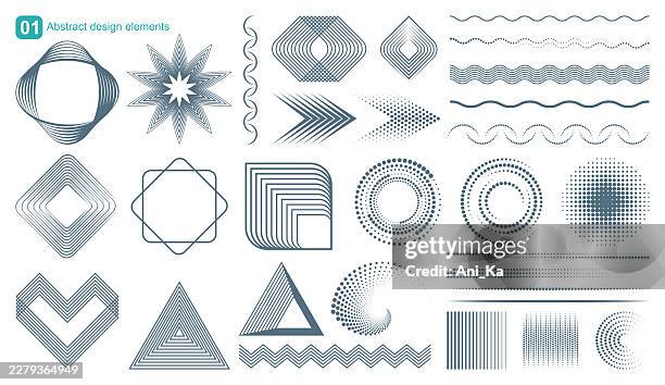 abstract design elements - centrifuge stock illustrations