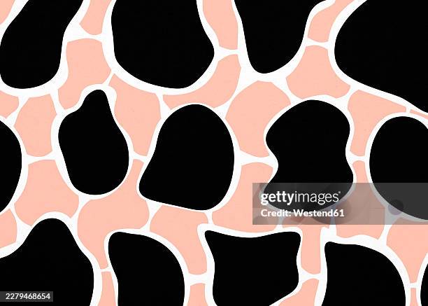 abstract organic biomorphic cellular pattern background - product range stock illustrations