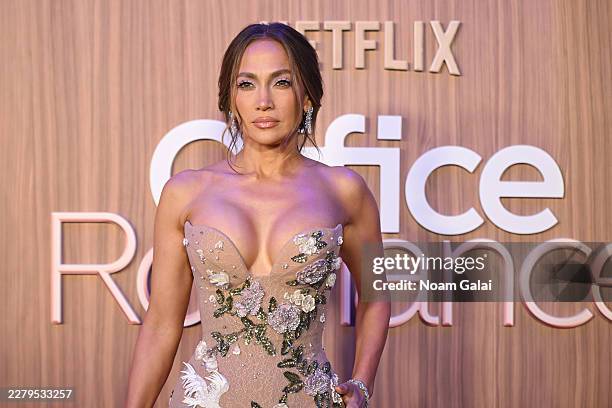 Jennifer Lopez attends the New York Fan Premiere of Office Romance at Regal Union Square on June 02, 2026 in New York City.