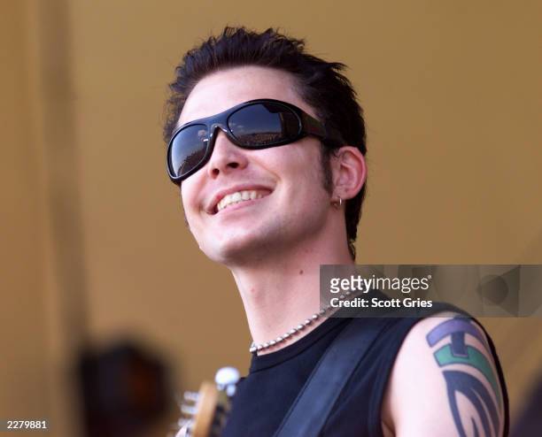 Oleander rocks the west stage during Woodstock '99. In Rome, New York. Oleander is one of over 45 and bands performing at the three day festival....