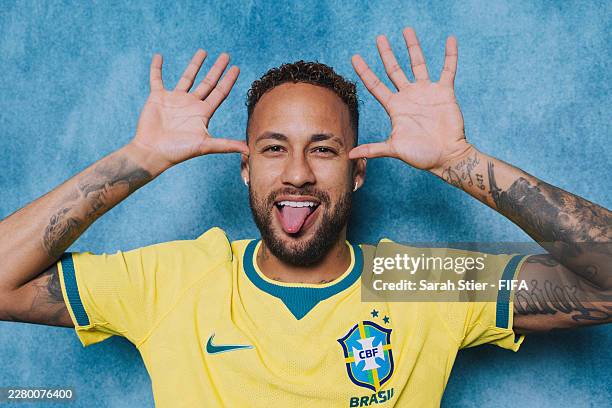 Neymar Rasmlari 2,402 Neymar Portrait Stock Photos, High-Res Pictures, and Images ...
