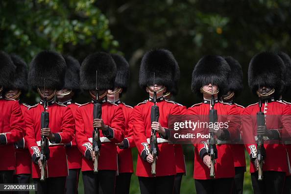 Grenadier Guards Are Presented New Colours At Buckingham Palace Grenadier Guards Are Presented New Colours At Buckingham Palace
