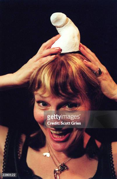 Cynthia Plaster Caster at an interview in New York City. 6/29/00Photo: Scott Gries/ImageDirect