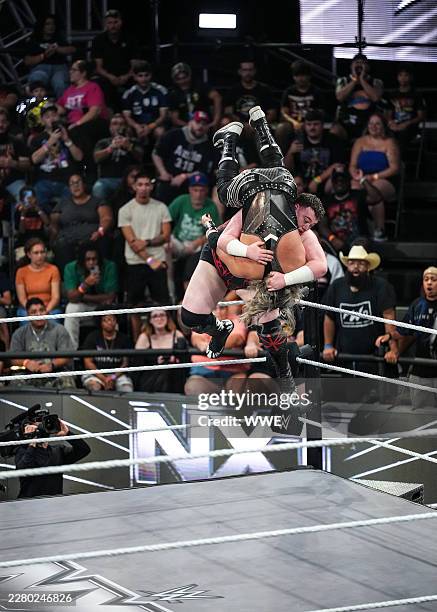 Mason Rook Mason Rook in action against Naraku during NXT at the WWE Performance ...