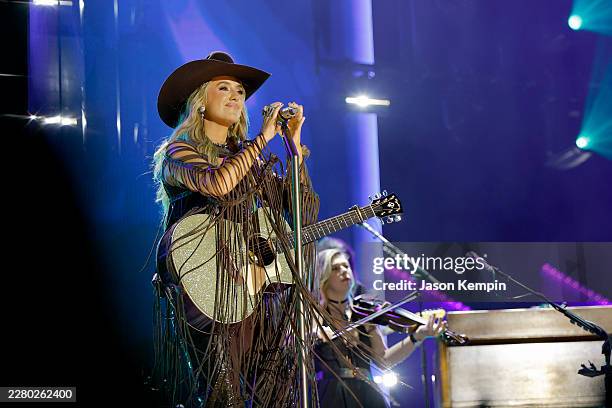 Lainey Wilson performs on stage during day three of the 2026 CMA Fest at Nissan Stadium on June 06, 2026 in Nashville, Tennessee.