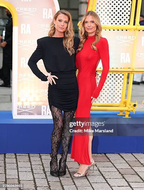 Amelia Spencer and Eliza Spencer attend the Royal Academy Summer Exhibition preview party at Burlington House on June 10, 2026 in London, England.