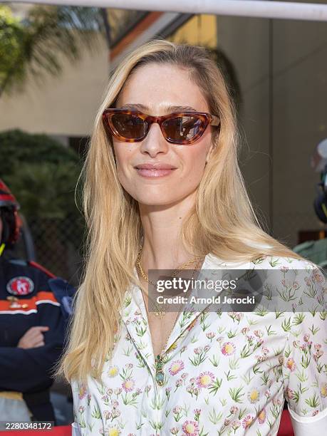 Beatrice Borromeo is seen during the F1 Grand Prix of Monaco at Circuit de Monaco on June 07, 2026 in Monte-Carlo, Monaco.