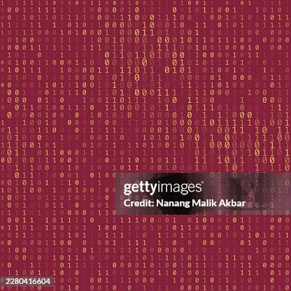 Binary Code Pattern Background Binary Code Pattern Background