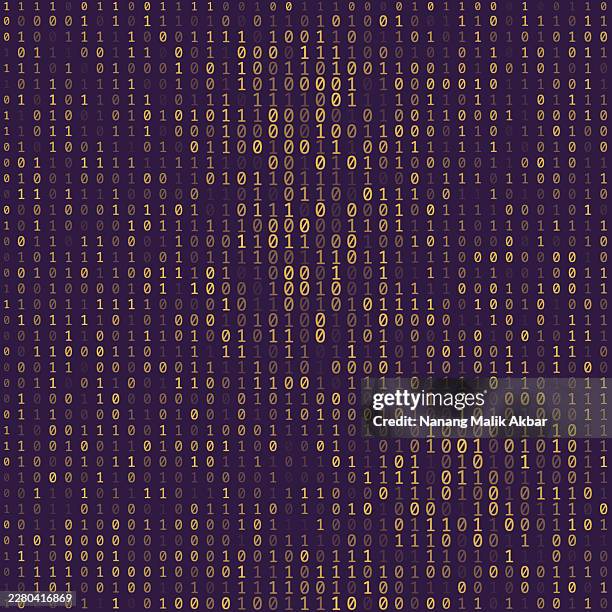 binary code pattern background - technology hackathon stock illustrations