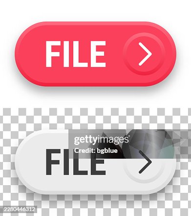 File - 3D click web buttons on blank background File - 3D click web buttons on blank background