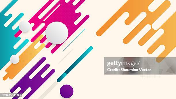 modern abstract geometric ice cream background with melting curves, pastel gradient liquid shapes, colorful sweet food splash, vibrant vector poster template on white background for menu and party design - frosting texture stock illustrations