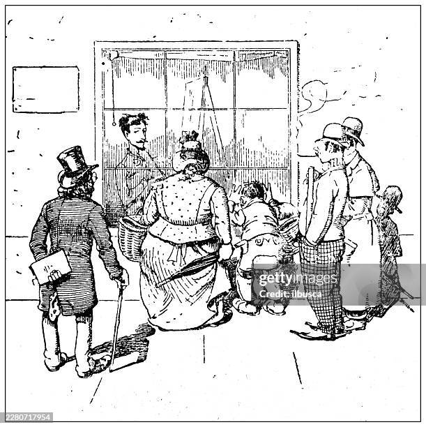 artist painter at window - painter studio stock illustrations