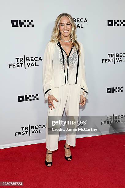 Sarah Jessica Parker attends "Bang My Box: The Robin Byrd Story" Premiere during the 2026 Tribeca Festival at SVA Theater on June 09, 2026 in New...