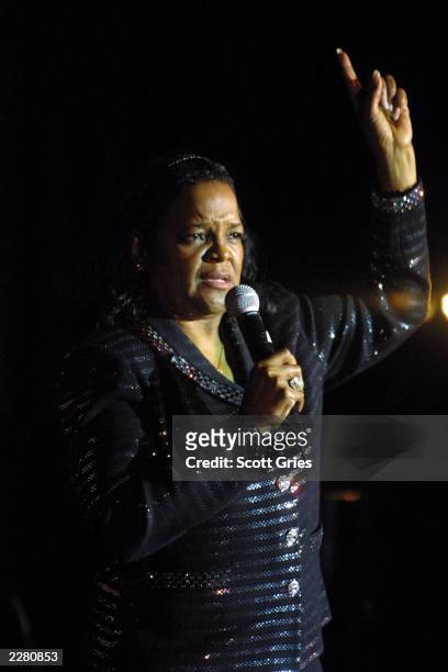 Shirley Caesar at the Grammy Foundation Salute to Musical Masters at the Paramount Theater in Los Angeles, 2/18/01.