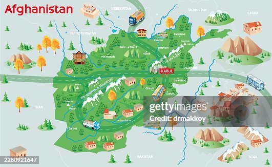 Afghanistan Map Vector Afghanistan Map Vector