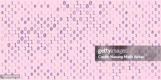binary code pattern background - data stream texture stock illustrations