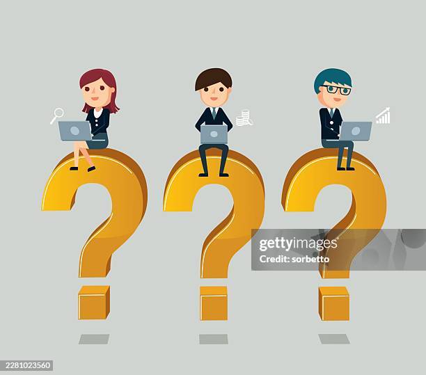 business problems - uncertainty forecasting stock illustrations