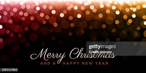 warm christmas lights banner background - string lights background stock illustrations