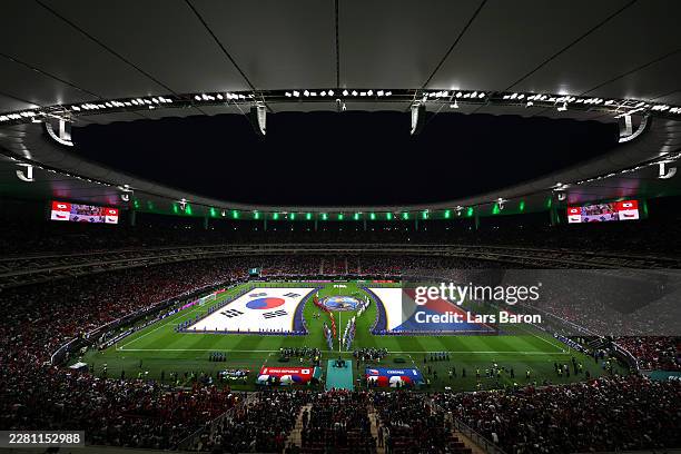 General view inside the stadium as players of both side's walk out before the FIFA World Cup 2026 Group A match between Korea Republic and Czechia at...