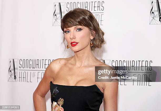 Taylor Swift attends the Songwriters Hall of Fame 55th Annual Induction and Awards Gala at Marriott Marquis Hotel on June 11, 2026 in New York City.