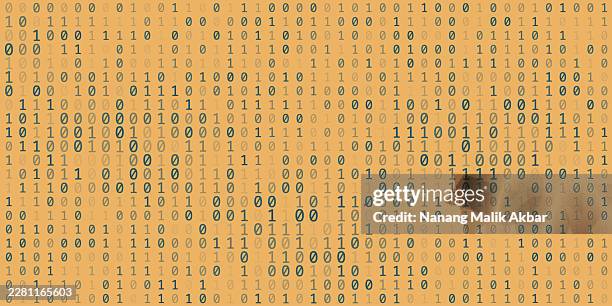binary code pattern background - zero stock illustrations