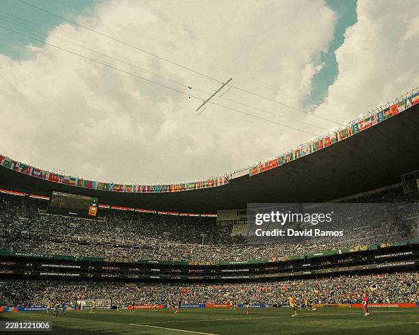 General view of the stadiumduring the FIFA World Cup 2026 Group A match between Mexico and South Africa at Mexico City Stadium on June 11, 2026 in...
