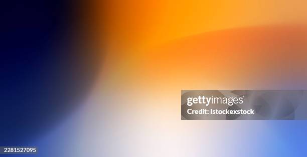 abstract gradient blend of warm and cool colors - soft focus background stock illustrations