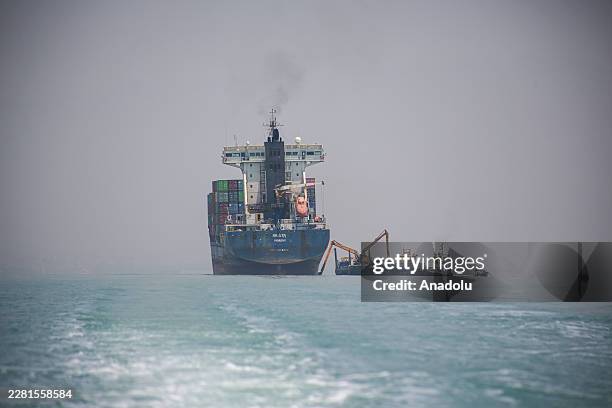 Rescue efforts are underway for a South Korean container ship that ran aground after choosing the wrong route while attempting to navigate through...