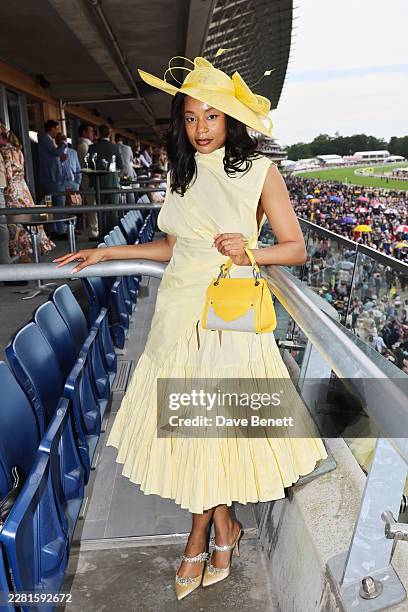 Tolu Coker attends Day 3 of Royal Ascot at Ascot, Royal Borough of Windsor and Maidenhead on June 18, 2026 in Ascot, England.