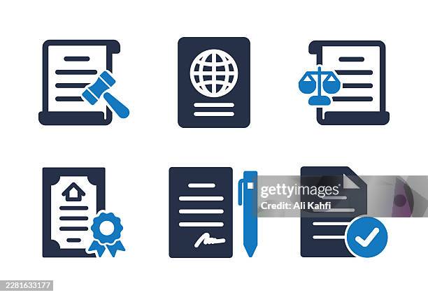 legal document glyph solid icon. solid icon that can be applied anywhere, simple, pixel perfect and modern style. - legal document stock illustrations