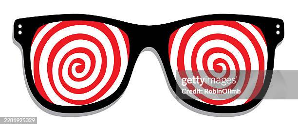 novelty x-ray glasses - x ray machine stock illustrations