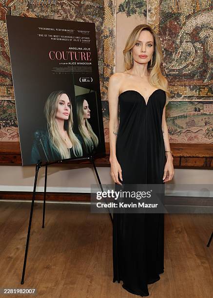 Angelina Jolie attends Vertical Celebrating “Couture” with Star Angelina Jolie and Writer/Director Alice Winocour at The Whitby Hotel on June 16,...