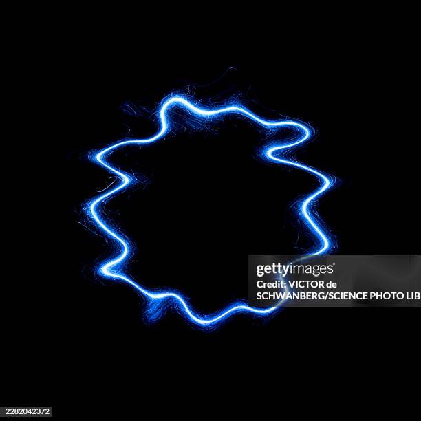 string theory, conceptual illustration - irregular stock illustrations