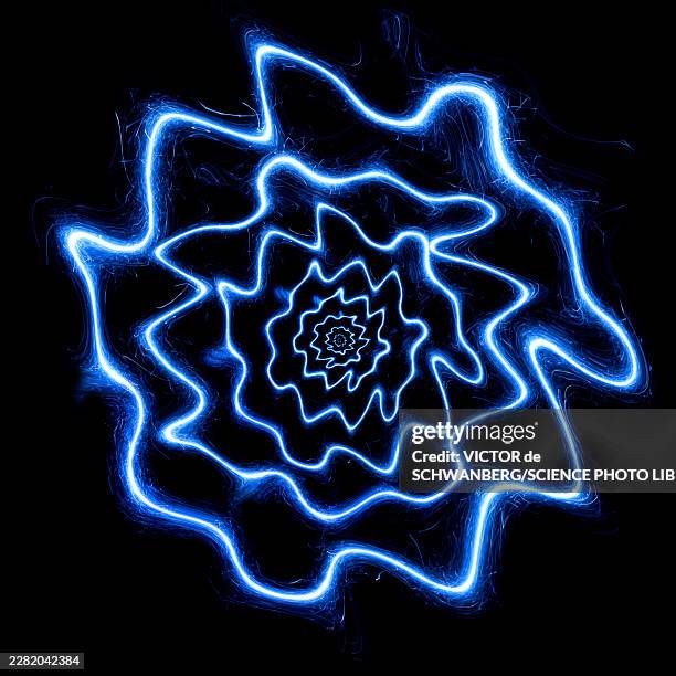 string theory, conceptual illustration - irregular stock illustrations
