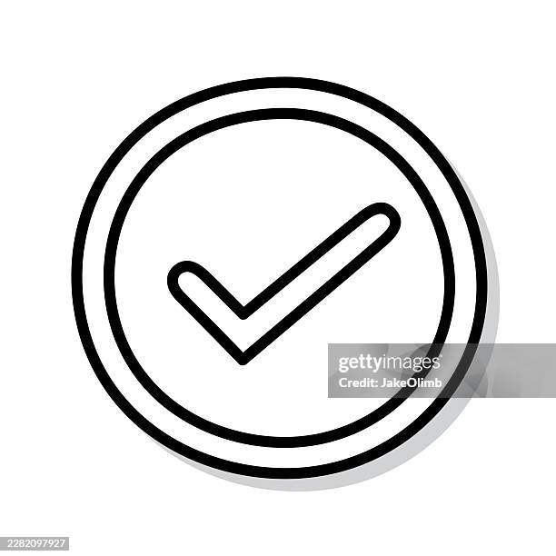 checkmark doodle 5 - school registration stock illustrations