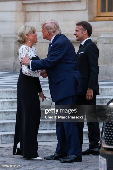 President Trump Dines With Macron At Versailles Following G7 Summit President Trump Dines With Macron At Versailles Following G7 Summit