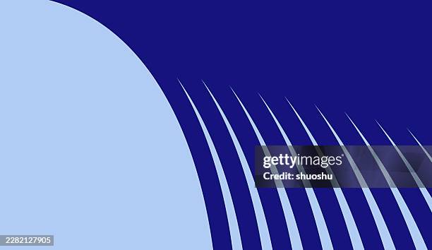 blue twisted curve motion stripe design graphic abstract background - motion graphic stock illustrations