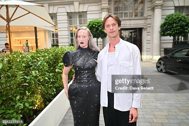 Leanne Elliott-Young and Liam Freeman attend IoDF Platform's "The New Ownership" Salon Dinner at Rosewood London on June 22, 2026 in London, England.