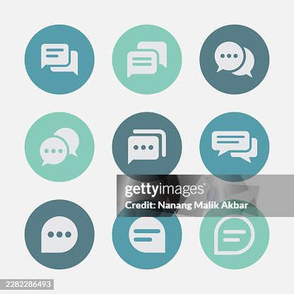 Chat Text or Message Icon Set Chat Text or Message Icon Set